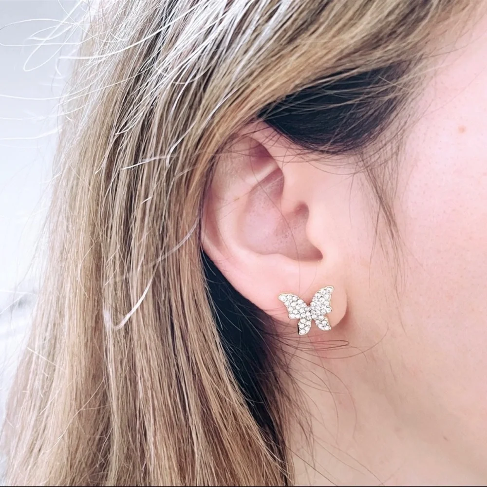 butterflies earrings - Picture 2 of 4